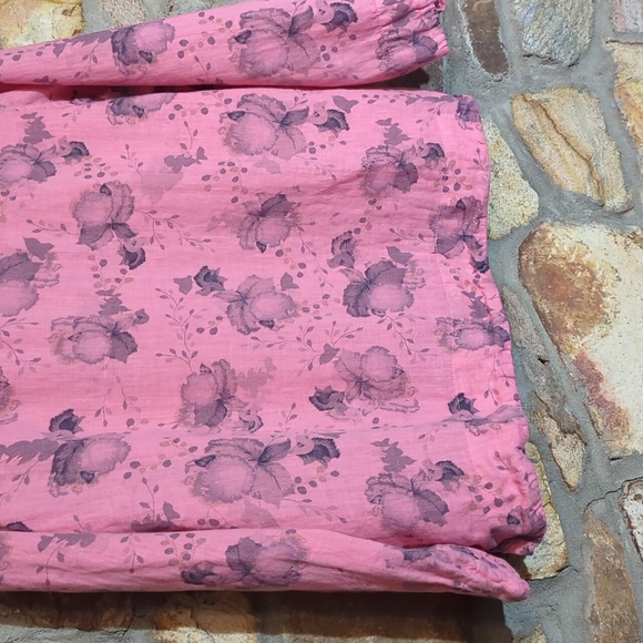 Cut Loose Pink Floral Top - Picture 3 of 9